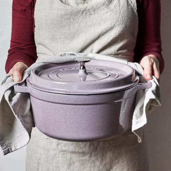 Staub Cast Iron Dutch Oven 5-qt Tall Cocotte, Made in France, Serves 5-6, Matte Black