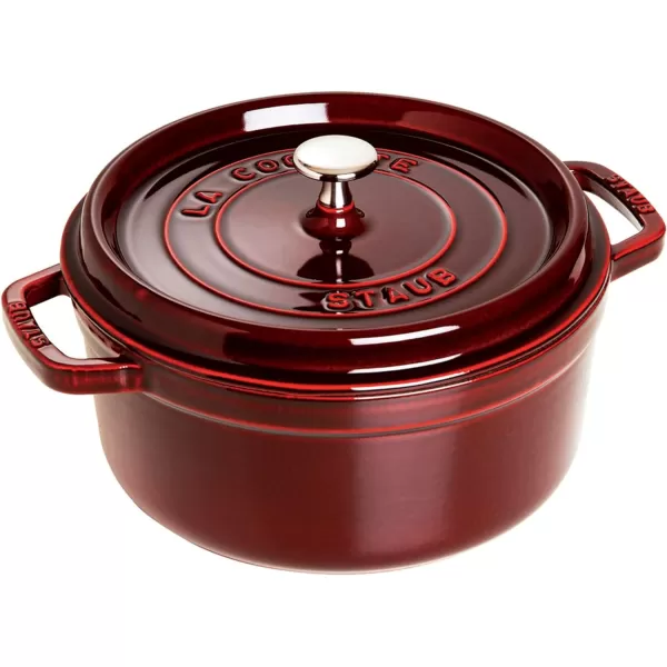 Staub Cast Iron Dutch Oven 5-qt Tall Cocotte, Made in France, Serves 5-6, Matte Black