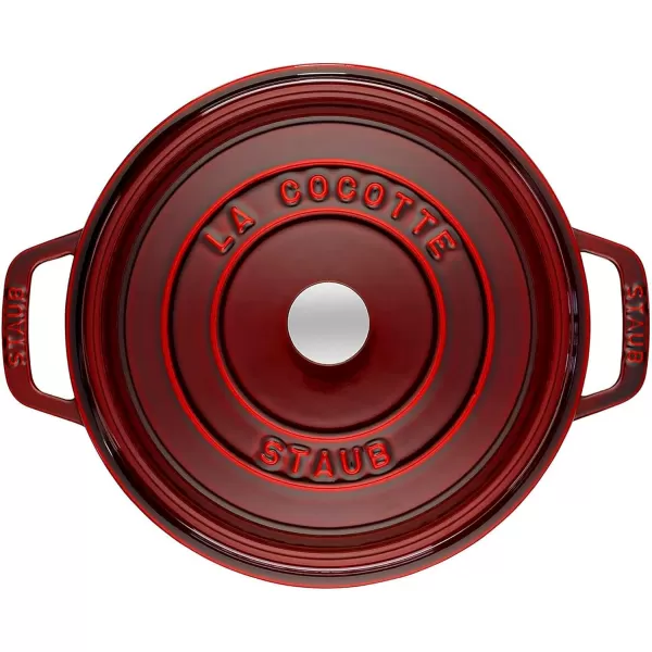 Staub Cast Iron Dutch Oven 5-qt Tall Cocotte, Made in France, Serves 5-6, Matte Black