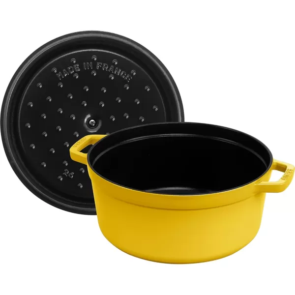 Staub Cast Iron Dutch Oven 5-qt Tall Cocotte, Made in France, Serves 5-6, Matte Black