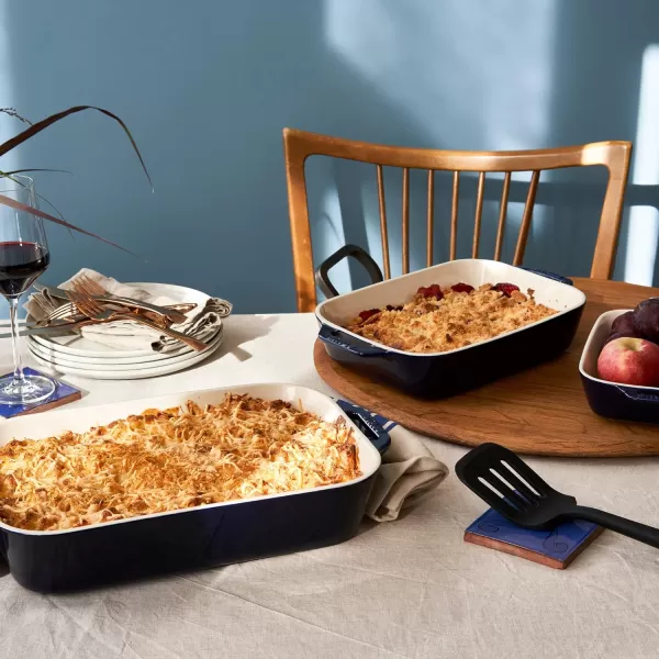 Staub Ceramic Baking Dish Set, 3pc, Rustic Turquoise