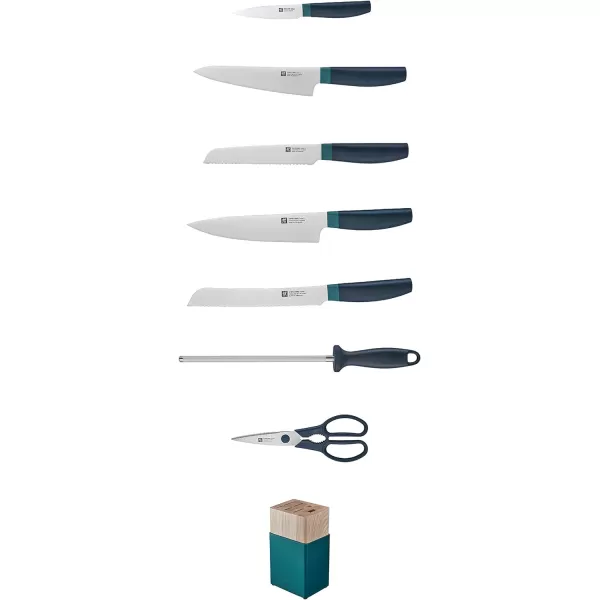 ZWILLING Now S Knife Block Set, 8-pc, Lime Green