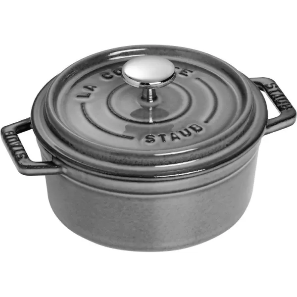 Staub Cast Iron Dutch Oven 5-qt Tall Cocotte, Made in France, Serves 5-6, Matte Black