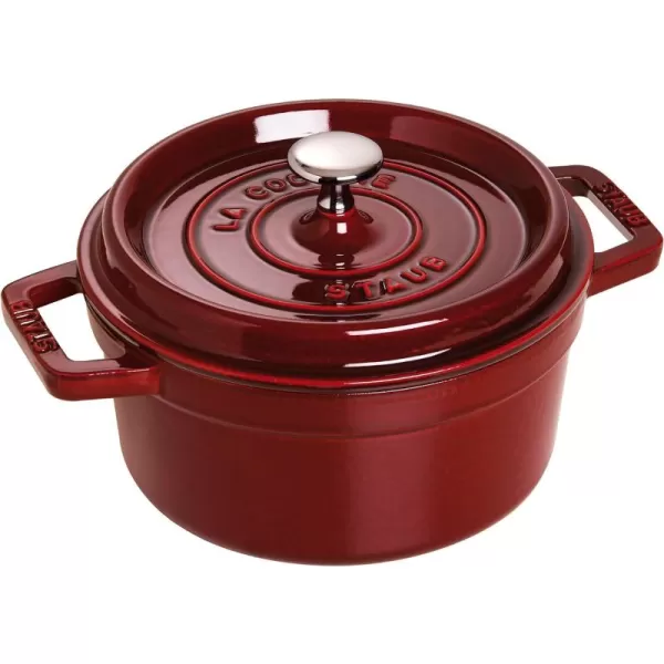 Staub Cast Iron Dutch Oven 5-qt Tall Cocotte, Made in France, Serves 5-6, Matte Black