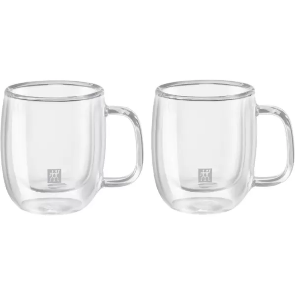 ZWILLING Glass J.A. Henckels Espresso Mug Set, White 2 Count 