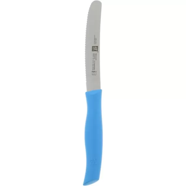 ZWILLING Twin Grip Serrated Utility Knife, 4.5-inch, Black