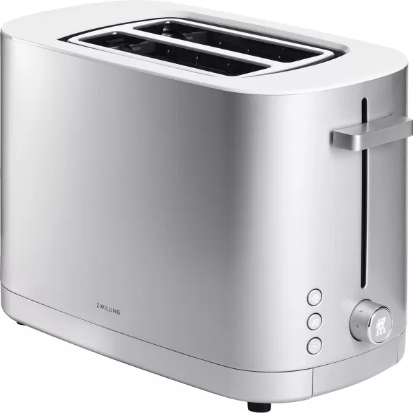 ZWILLING Enfinigy 2 Long Slot Toaster, 4 Slices with Extra Wide 1.5" Slots for Bagels, 7 Toast Settings, Even Toasting, Reheat, Cancel, Defrost, Black