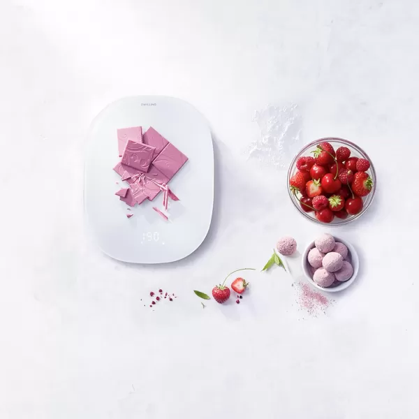 ZWILLING Enfinigy Digital Kitchen Food Scale, Max weight 22lbs, Grams &amp; Ounces, .1-gram Accuracy, Rose