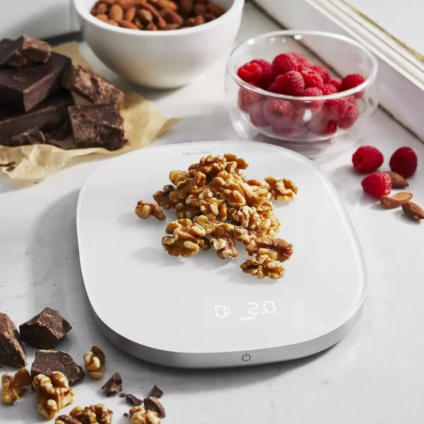 ZWILLING Enfinigy Digital Kitchen Food Scale, Max weight 22lbs, Grams &amp; Ounces, .1-gram Accuracy, Rose