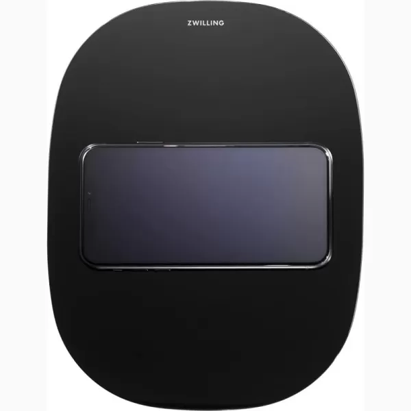 ZWILLING Enfinigy 2-in-1 Digital Kitchen Food Scale, Wireless Charging Station, Max weight 22lbs, Grams &amp; Ounces, .1-gram Accuracy, White