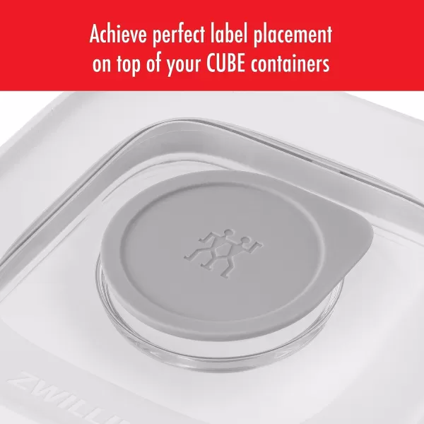 ZWILLING Fresh &amp; Save CUBE 4-in-1 Multifunctional Insert with Integrated Dual-Sided Measuring Spoon, Pour Spout, and Leveler, BPA-Free Plastic, Small, White