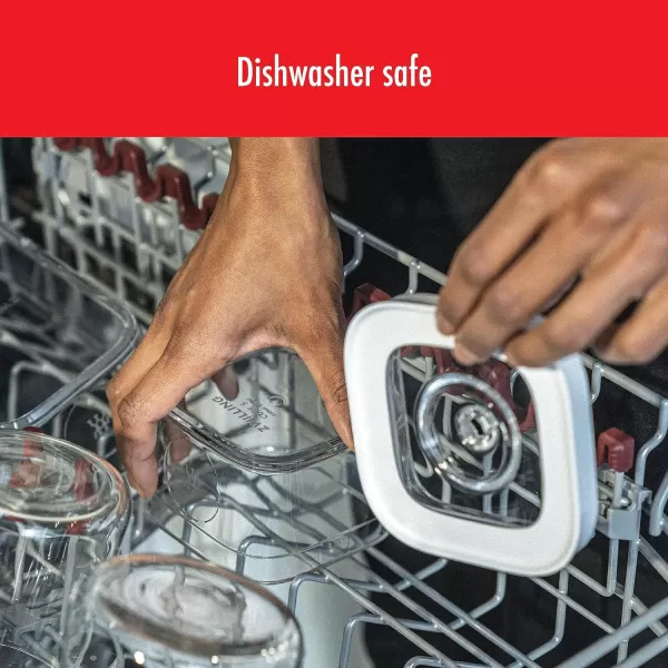 ZWILLING Fresh &amp; Save CUBE 4-in-1 Multifunctional Insert with Integrated Dual-Sided Measuring Spoon, Pour Spout, and Leveler, BPA-Free Plastic, Small, White