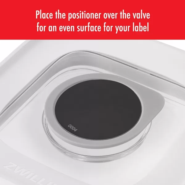 ZWILLING Fresh &amp; Save CUBE 4-in-1 Multifunctional Insert with Integrated Dual-Sided Measuring Spoon, Pour Spout, and Leveler, BPA-Free Plastic, Small, White