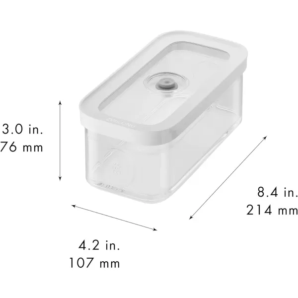 ZWILLING Fresh &amp; Save CUBE Storage Organizer, 3M, 3-qt, Pantry Organizers and Storage, Plastic, BPA-Free Airtight Dry Food Storage Container for Storing Cereal and more, Medium X-Tall, Clear