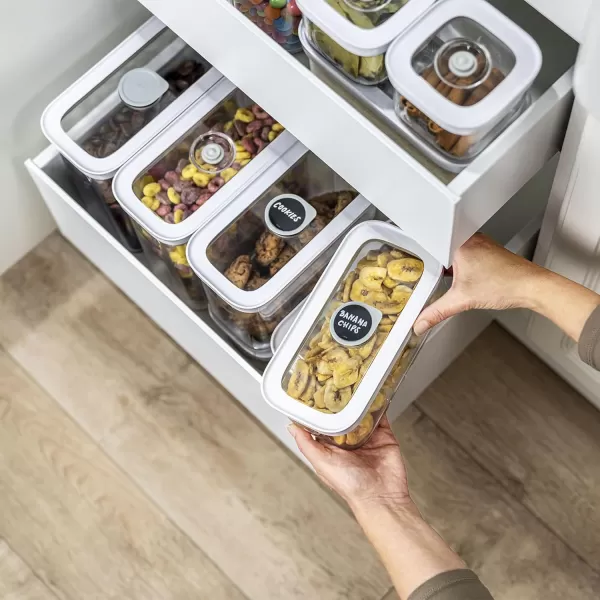 ZWILLING Fresh &amp; Save CUBE Storage Organizer, 3M, 3-qt, Pantry Organizers and Storage, Plastic, BPA-Free Airtight Dry Food Storage Container for Storing Cereal and more, Medium X-Tall, Clear