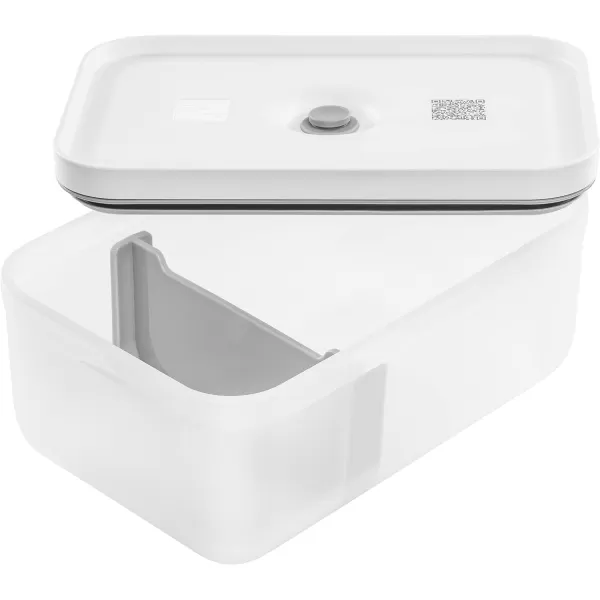 ZWILLING Fresh &amp; Save Flat Lunch Box Large, Airtight Food Storage Container, Meal Prep Container, BPA-Free, Grey