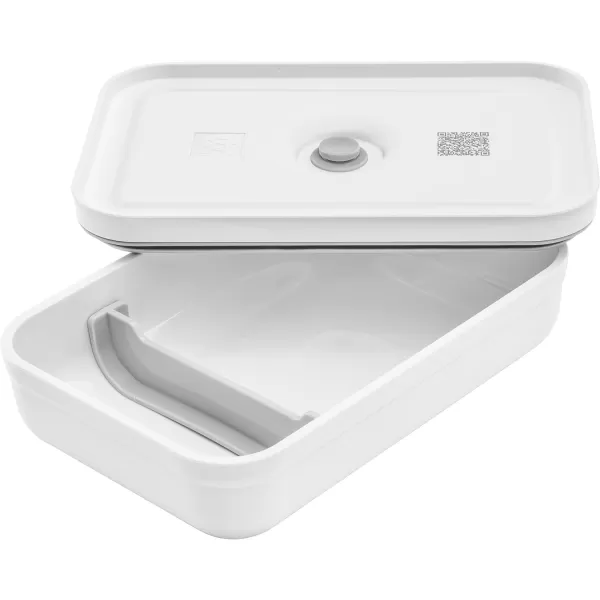 ZWILLING Fresh &amp; Save Flat Lunch Box Large, Airtight Food Storage Container, Meal Prep Container, BPA-Free, Grey