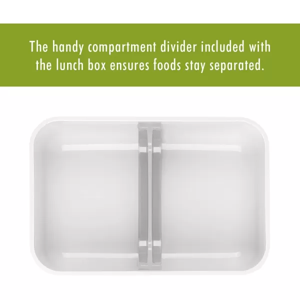 ZWILLING Fresh &amp; Save Flat Lunch Box Large, Airtight Food Storage Container, Meal Prep Container, BPA-Free, Grey