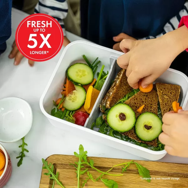 ZWILLING Fresh &amp; Save Flat Lunch Box Large, Airtight Food Storage Container, Meal Prep Container, BPA-Free, Grey
