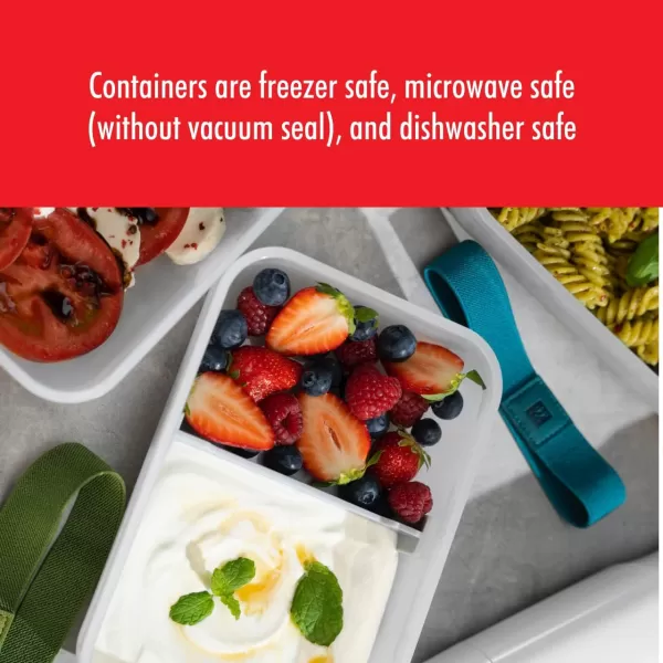 ZWILLING Fresh &amp; Save Flat Lunch Box Large, Airtight Food Storage Container, Meal Prep Container, BPA-Free, Grey
