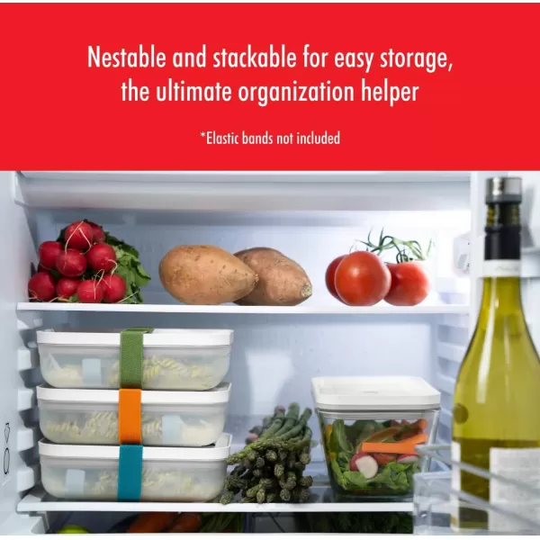 ZWILLING Fresh &amp; Save Flat Lunch Box Large, Airtight Food Storage Container, Meal Prep Container, BPA-Free, Grey