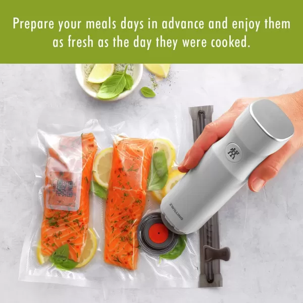 ZWILLING Fresh &amp; Save Handheld Vacuum Sealer Machine for Easy Storage