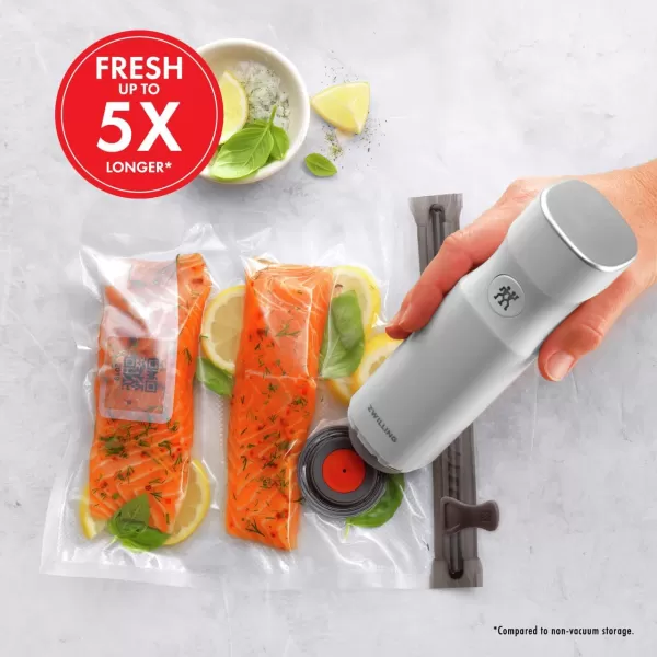 ZWILLING Fresh &amp; Save Handheld Vacuum Sealer Machine for Easy Storage