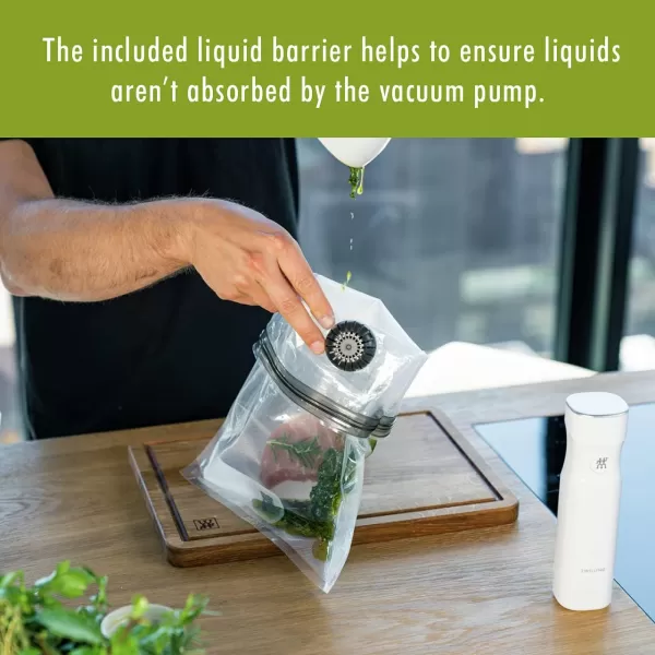 ZWILLING Fresh &amp; Save Handheld Vacuum Sealer Machine for Easy Storage