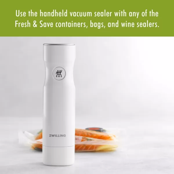 ZWILLING Fresh &amp; Save Handheld Vacuum Sealer Machine for Easy Storage
