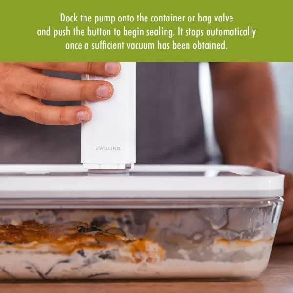 ZWILLING Fresh &amp; Save Handheld Vacuum Sealer Machine for Easy Storage