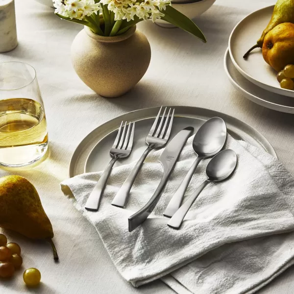 Zwilling J.A. Henckels Bellasera Satin 45 Piece Stainless Steel Flatware Set
