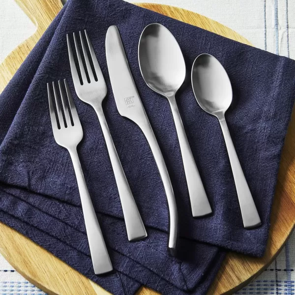Zwilling J.A. Henckels Bellasera Satin 45 Piece Stainless Steel Flatware Set