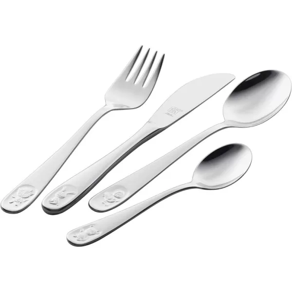 ZWILLING TWIN Kids Bino Flatware Set, 4-pc, 18/10 Stainless Steel