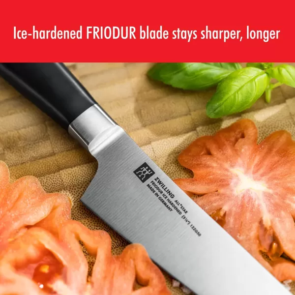 ZWILLING All Star 4-inch Paring Knife, Razor-Sharp German Knife, Made in Company-Owned German Factory with Special Formula Steel perfected for almost 300 Years, Dishwasher Safe, Silver End Cap