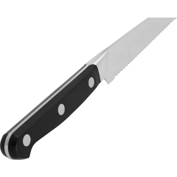 ZWILLING J.A. Henckels Serrated Utility Knife, Stainless Steel, 5-inch