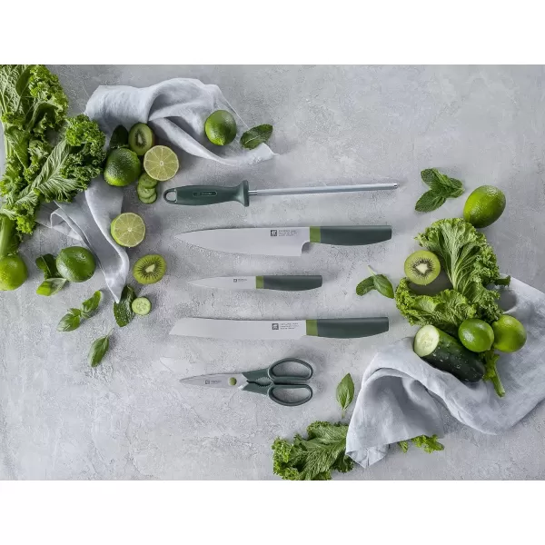 ZWILLING Now S Knife Block Set, 6-pc, Lime Green