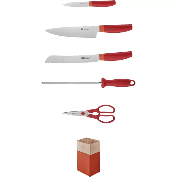 ZWILLING Now S Knife Block Set, 6-pc, Lime Green
