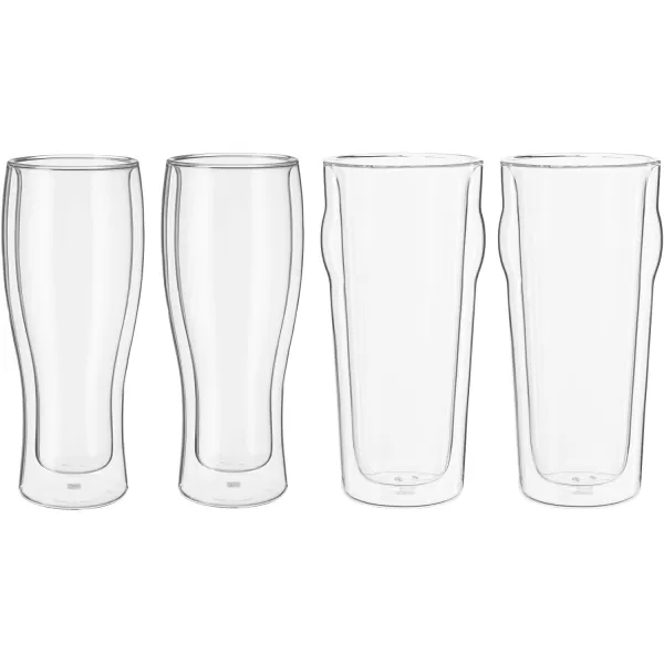 ZWILLING Sorrento Double Wall Pint Glass, 4-pc