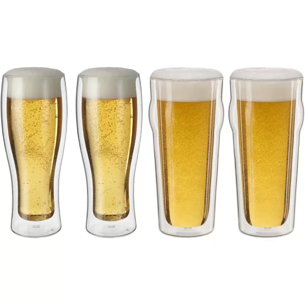 ZWILLING Sorrento Double Wall Pint Glass, 4-pc