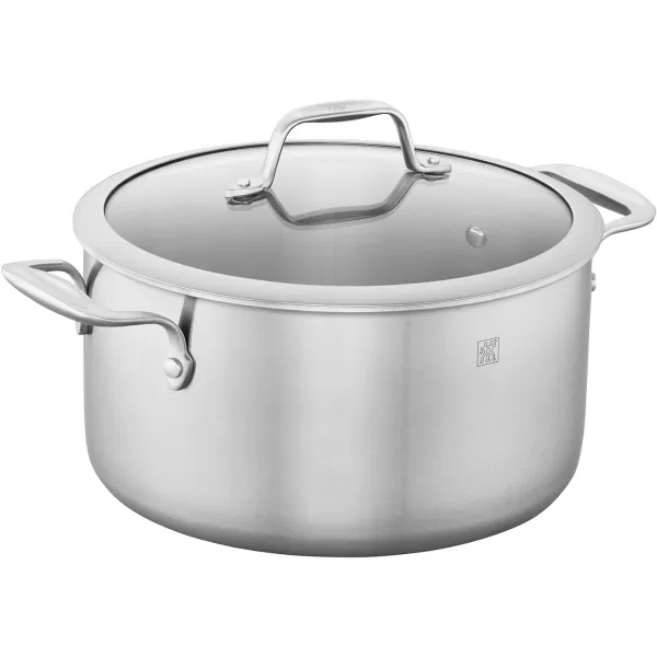 ZWILLING Spirit 3-ply 10-pc Stainless Steel Ceramic Nonstick Pots and Pans Set, Dutch Oven, Fry Pan
