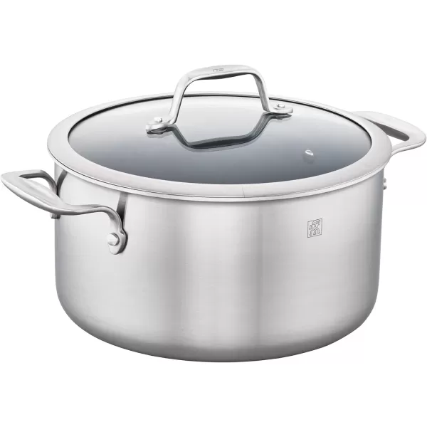 ZWILLING Spirit 3-ply 10-pc Stainless Steel Ceramic Nonstick Pots and Pans Set, Dutch Oven, Fry Pan