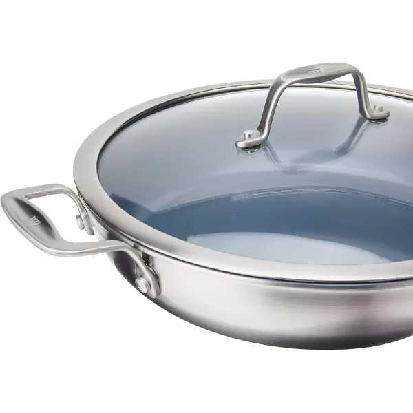 ZWILLING Spirit 3-ply 8-qt Stainless Steel Ceramic Nonstick Stock Pot