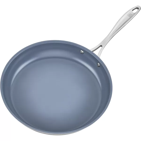 ZWILLING Spirit Ceramic Nonstick Fry Pan, 8-inch, Stainless Steel