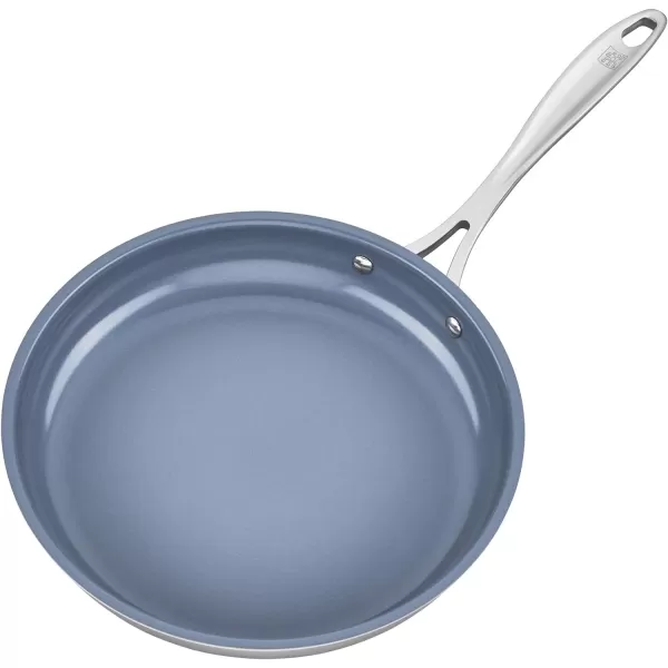 ZWILLING Spirit Ceramic Nonstick Fry Pan, 8-inch, Stainless Steel