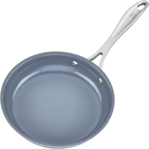 ZWILLING Spirit Ceramic Nonstick Fry Pan, 8-inch, Stainless Steel