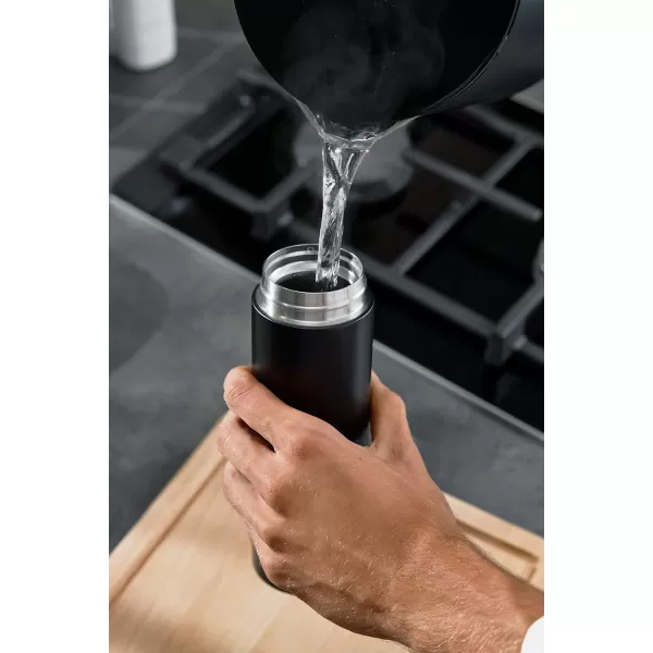 ZWILLING Thermo Travel Bottle, 15.2 oz, Matte Black
