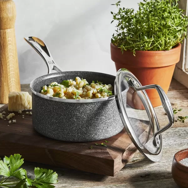 ZWILLING Vitale 2-qt Nonstick Saucepan, Aluminum, Scratch Resistant, Made in Italy