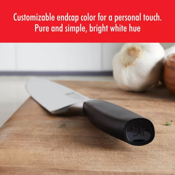 Zwilling All Star 5.5-inch Razor-Sharp Compact Chef Knife, German Knife, Made in Company-Owned German Factory with Special Formula Steel perfected for almost 300 Years, Gold Matte End Cap