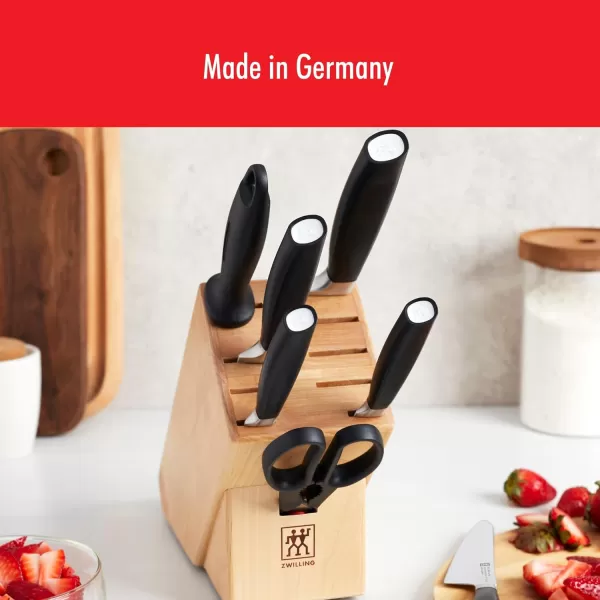 Zwilling All Star 5.5-inch Razor-Sharp Compact Chef Knife, German Knife, Made in Company-Owned German Factory with Special Formula Steel perfected for almost 300 Years, Gold Matte End Cap