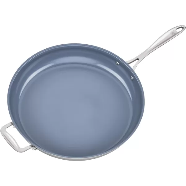 Zwilling J.A. Henckels Spirit Non Stick Fry Pan, 14 Inch, Ceramic Fry Pan, Stainless Steel